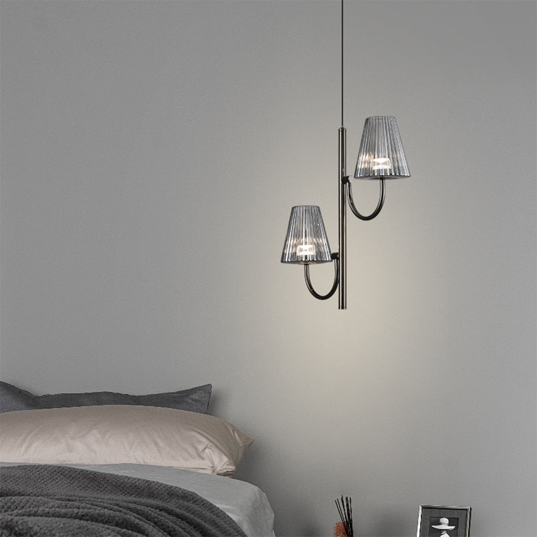 WINTHORPE BLACK METAL LED HANGING LANTERN
