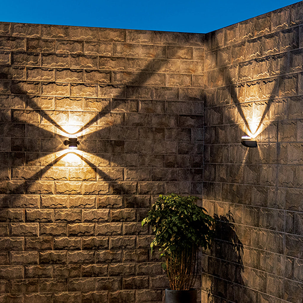 RAVENSDALE BLACK LED OUTDOOR WALL LANTERN, WEATHER-RESISTANT
