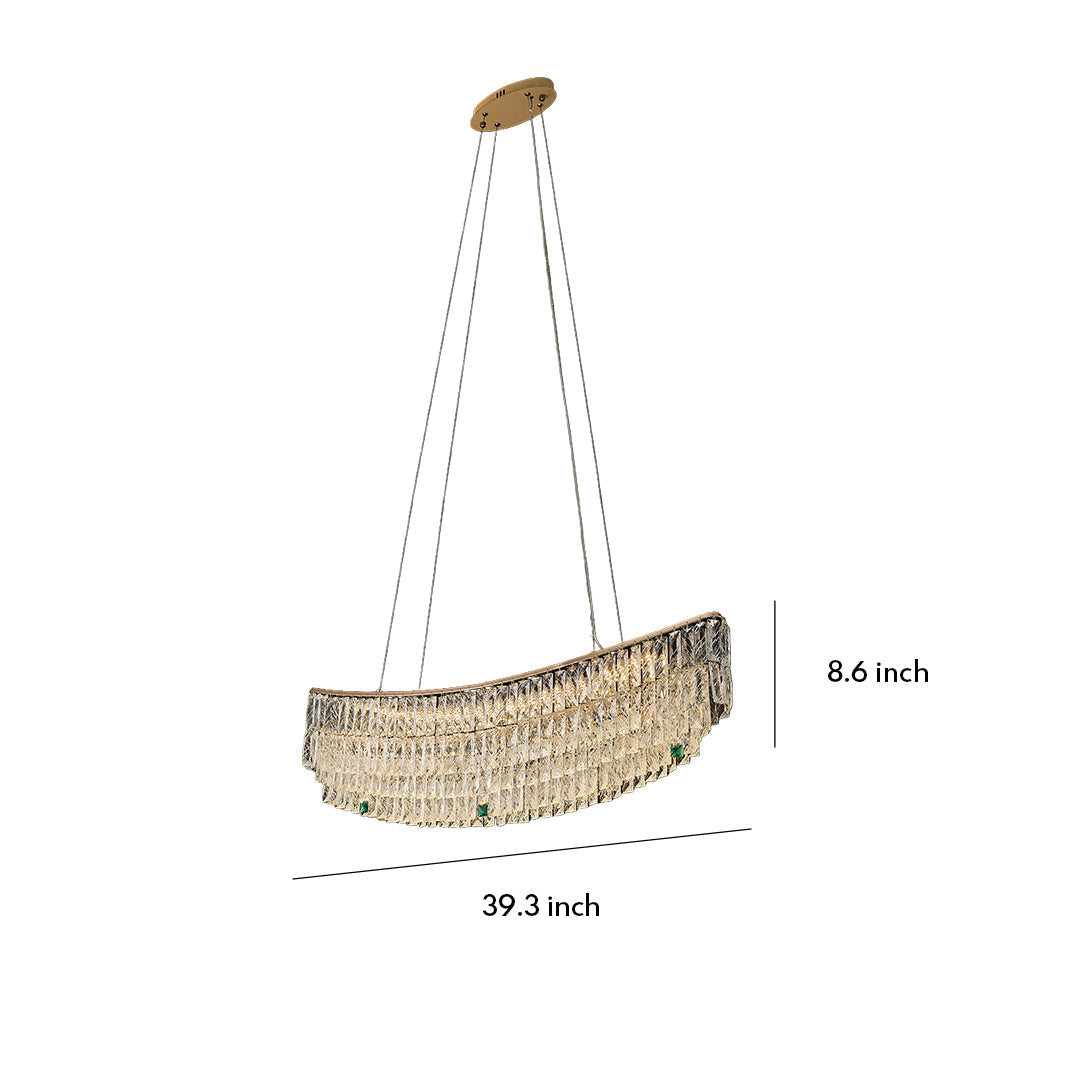 RAVENSHIRE CRYSTAL DROPLET CEILING LANTERN