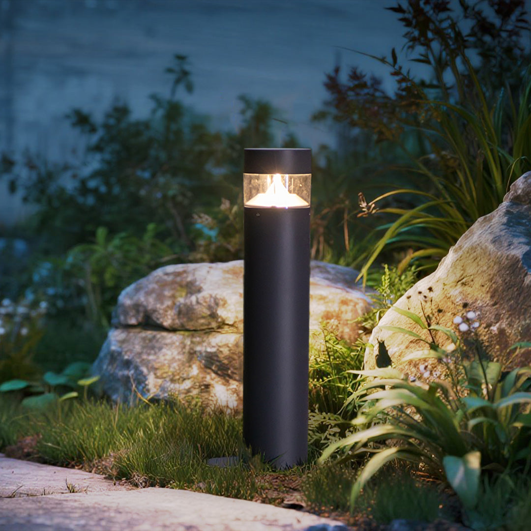 WINTERBOURNE 31-INCH OUTDOOR LUMINAIRE, SCANDINAVIAN INSPIRED PATHWAY ILLUMINATION