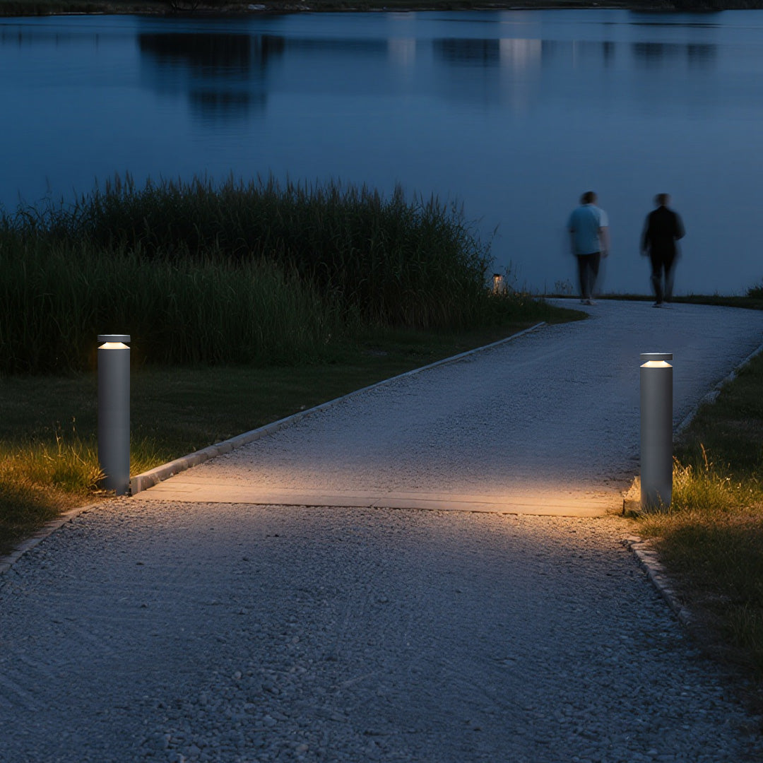 WINTERBOURNE MODERN OUTDOOR BOLLARD LIGHT WITH WATER-RESISTANT DESIGN