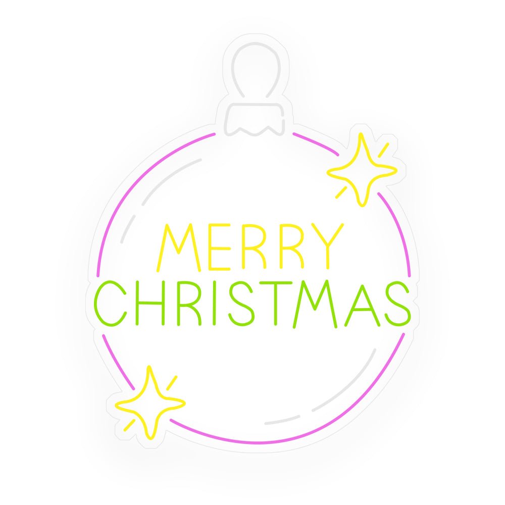 FENWICK VIBRANT GLOW CHRISTMAS LETTER NEON DISPLAY