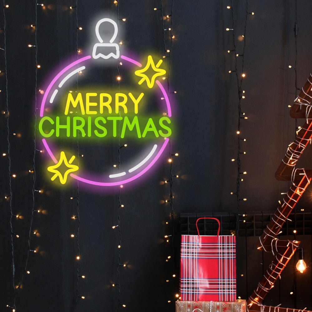FENWICK VIBRANT GLOW CHRISTMAS LETTER NEON DISPLAY