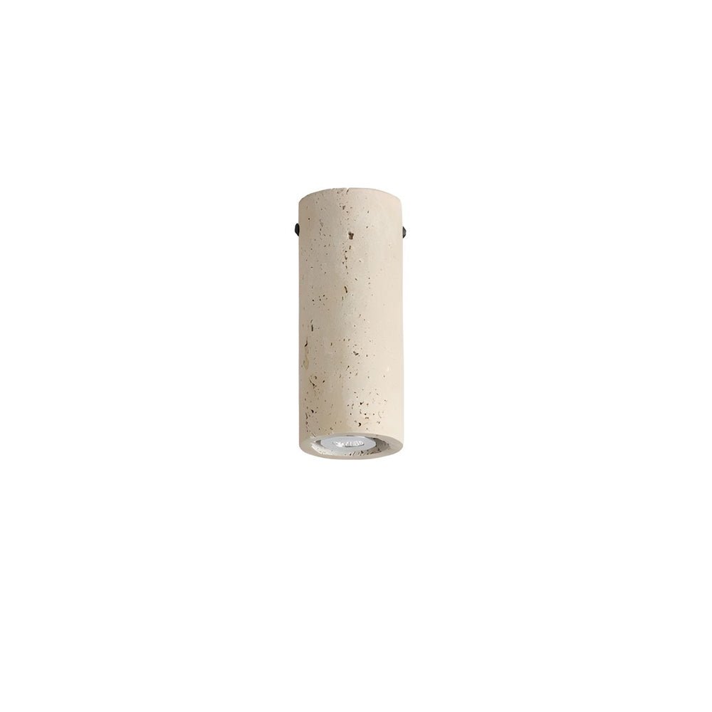 WINTHORPE YELLOW TRAVERTINE TUBE SUSPENSION LIGHT
