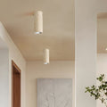 WINTHORPE YELLOW TRAVERTINE TUBE SUSPENSION LIGHT