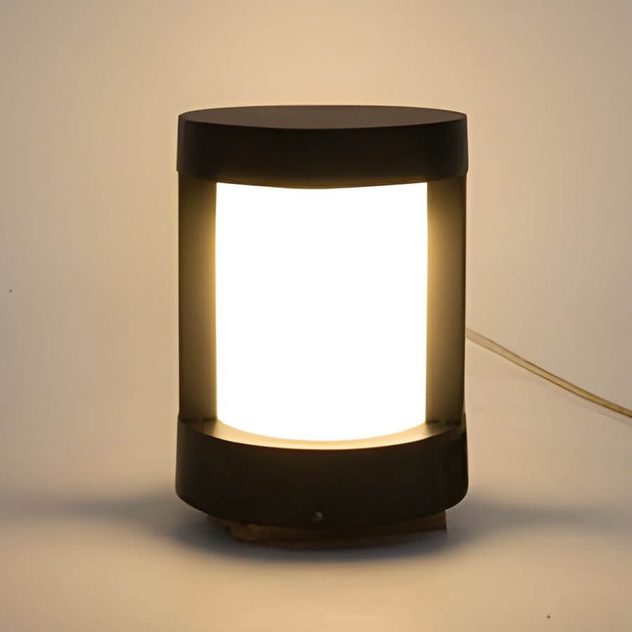 WINTHROP TAPERED BLACK OUTDOOR LED PATHLIGHTS, 15W WATER-RESISTANT DESIGN