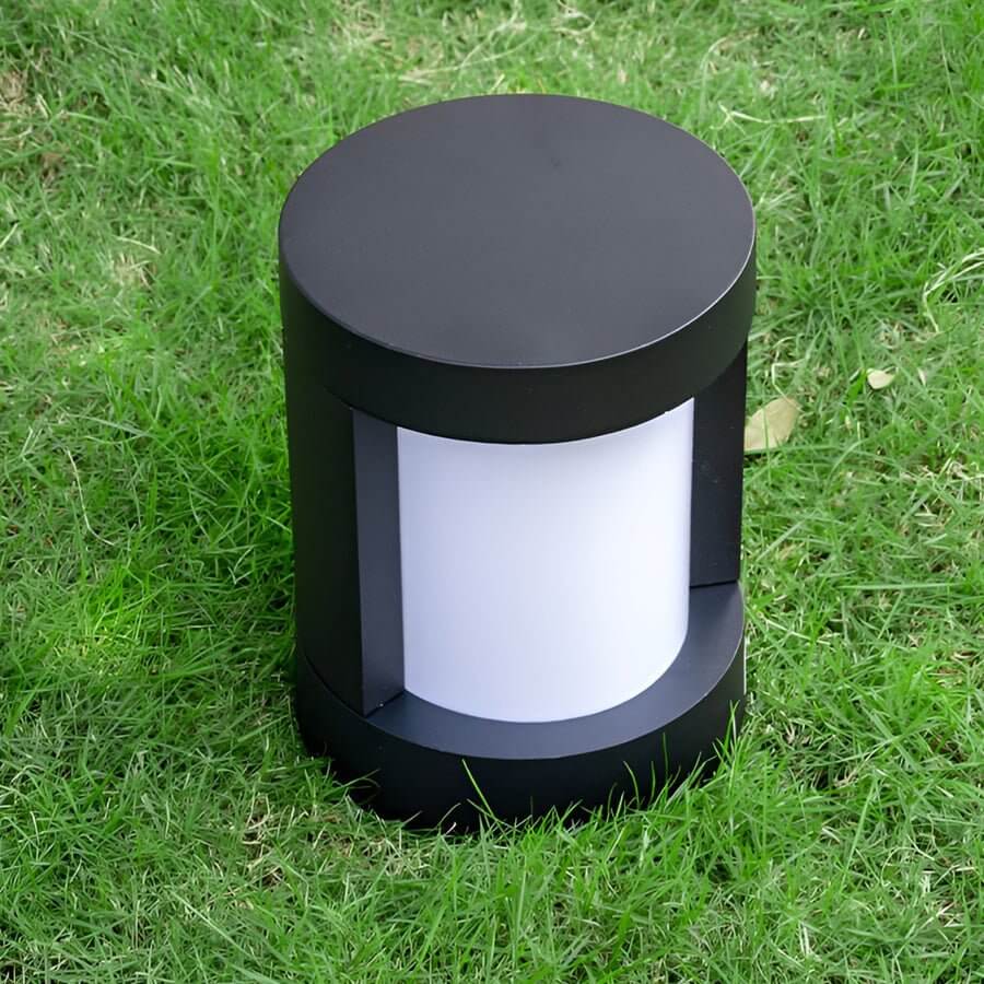 WINTHROP TAPERED BLACK OUTDOOR LED PATHLIGHTS, 15W WATER-RESISTANT DESIGN