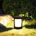 WINTHROP TAPERED BLACK OUTDOOR LED PATHLIGHTS, 15W WATER-RESISTANT DESIGN