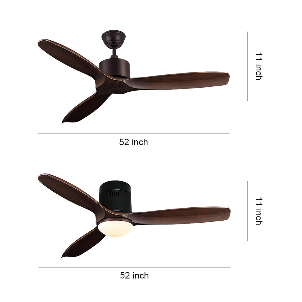 WINTHROP WOODEN TRIO CEILING FANDOLIER WITH ILLUMINATION