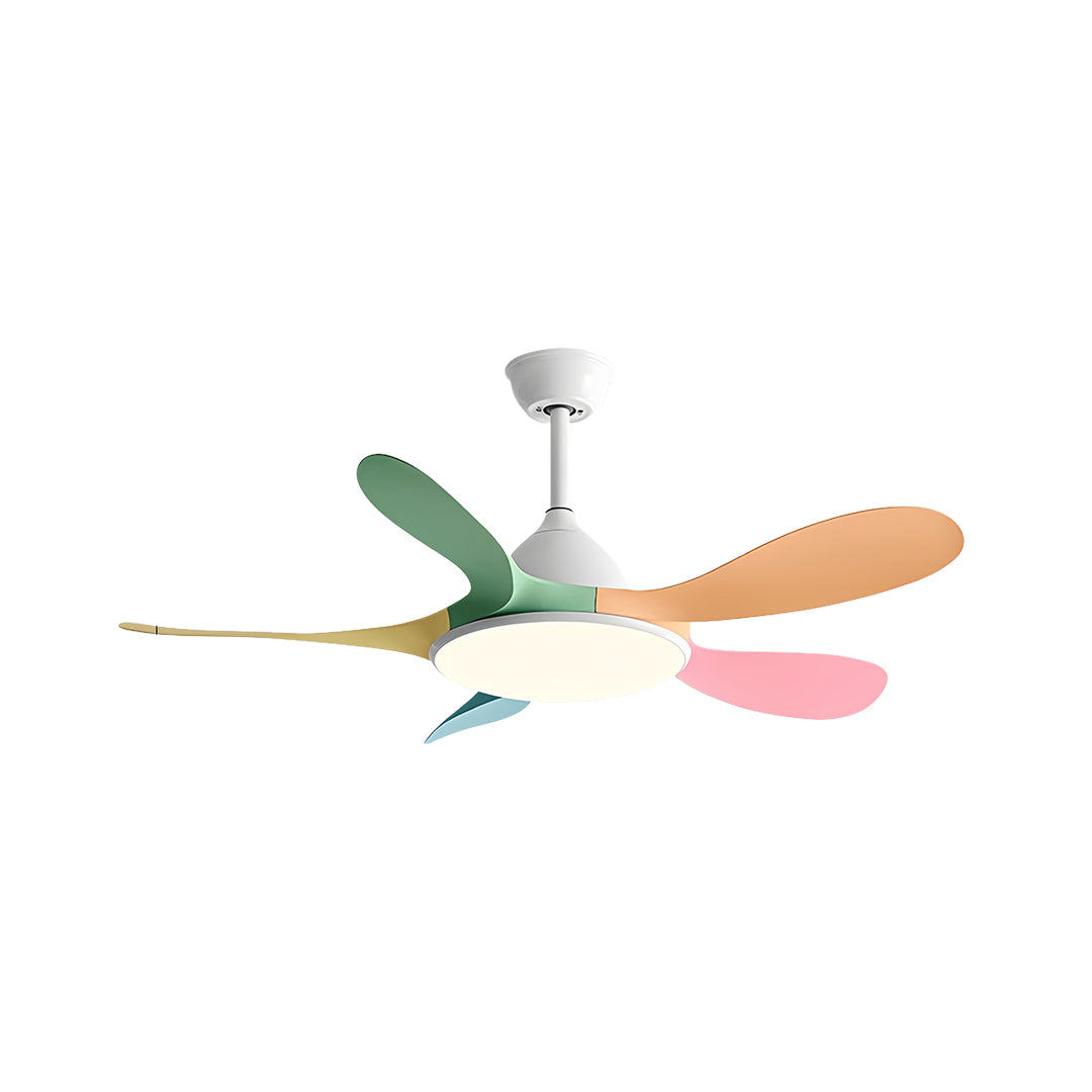WINTHORPE FIVE-BLADE CEILING LIGHT FAN WITH ABS BLADES AND METAL FRAME