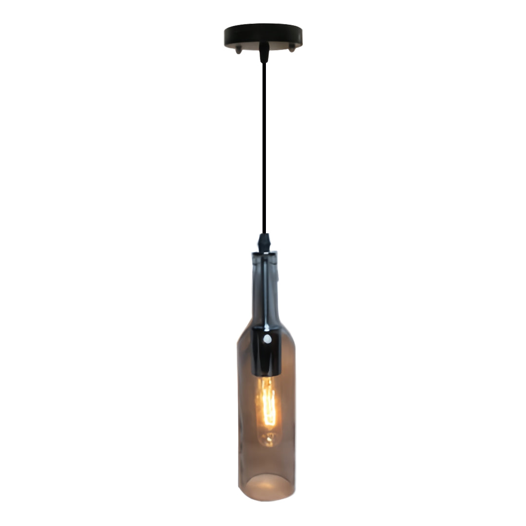 WINDSOR HUE VINTAGE GLASS WINE BOTTLE CEILING LANTERN
