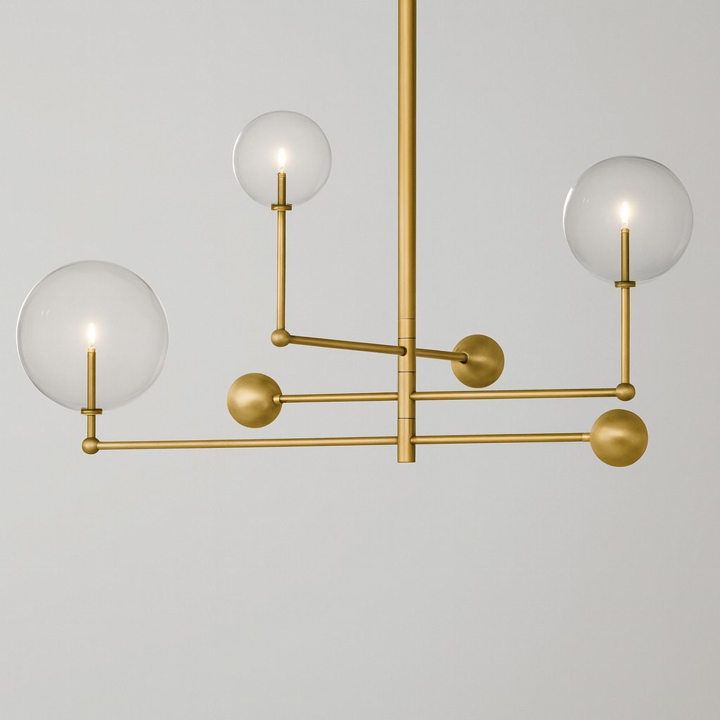 VERDUN CRYSTAL TRIPLE-LIGHT PENDANT