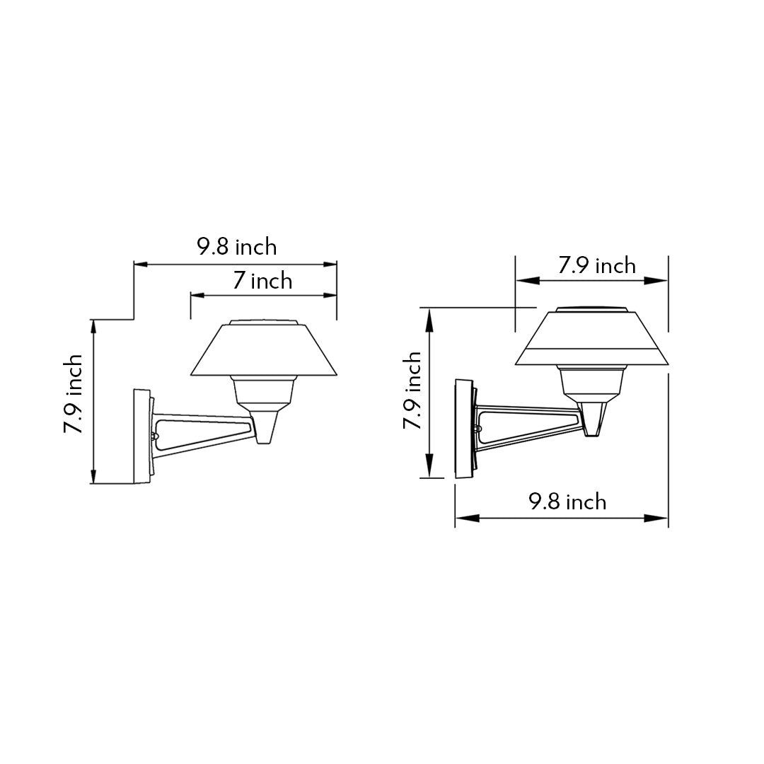 THORNBURY MODERN OUTDOOR WALL LANTERN - WEATHERPROOF MINIMALIST DESIGN