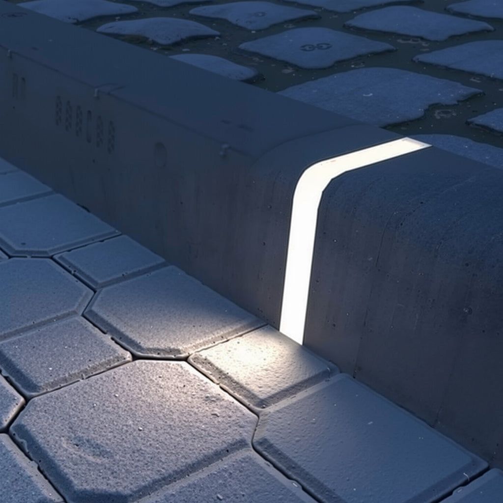 WINTHORPE AQUA-RESISTANT STEP LANTERN FOR COURTYARD ILLUMINATION