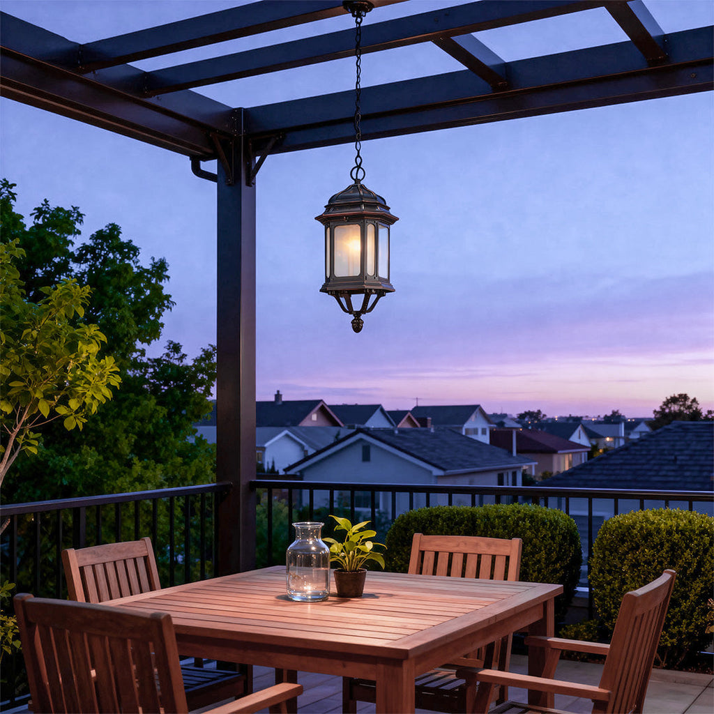 WINDSOR RAINDROP OUTDOOR PENDANT LIGHT