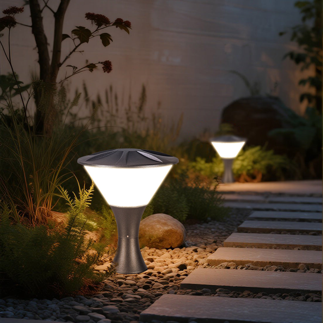 WINDSOR GLOW MODERN GARDEN POST LANTERN
