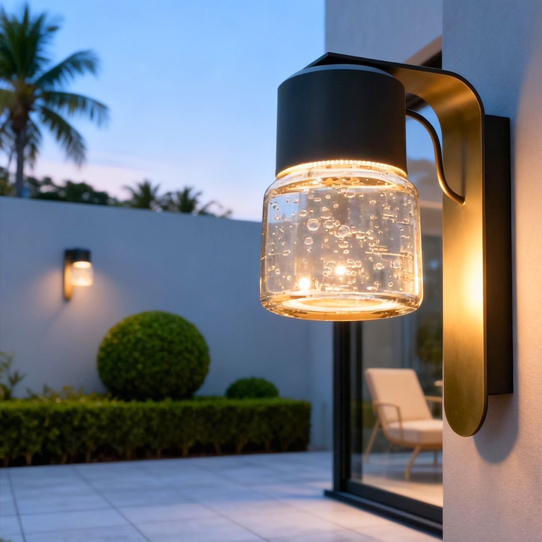 WHITECREST GARDEN ENCLAVE WEATHERPROOF WALL LANTERN
