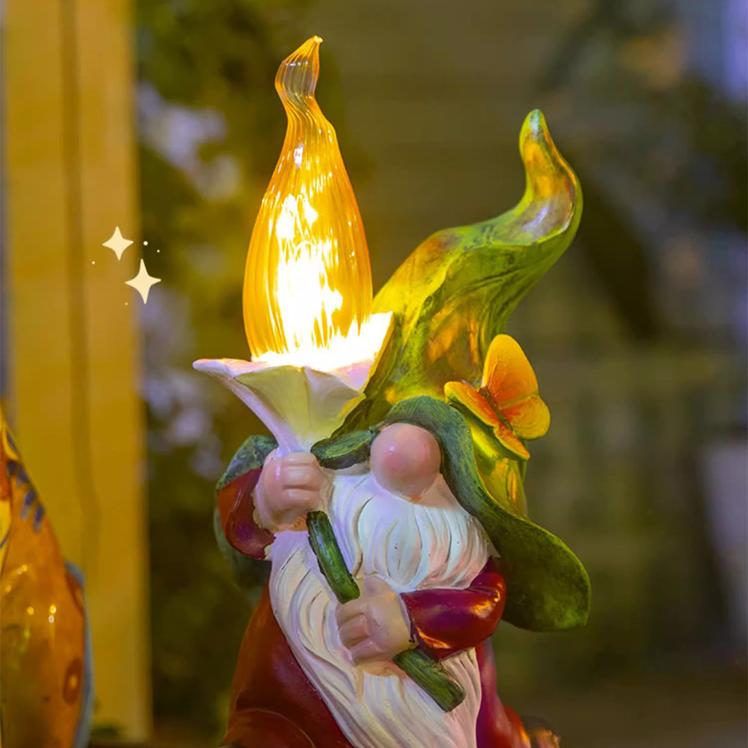 1. **PENROSE ENCHANTED GNOME LANTERNS**  
   Whimsical garden illuminators crafted from durable resin, featuring charming gnome designs that bring a touch of magic to your outdoor space.

2. **CAVENDISH RADIANT GNOME LIGHTS**  
   Delightful garden accent