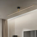 FENWICK MODERNIST BLACK AND GOLD LED CEILING LIGHT