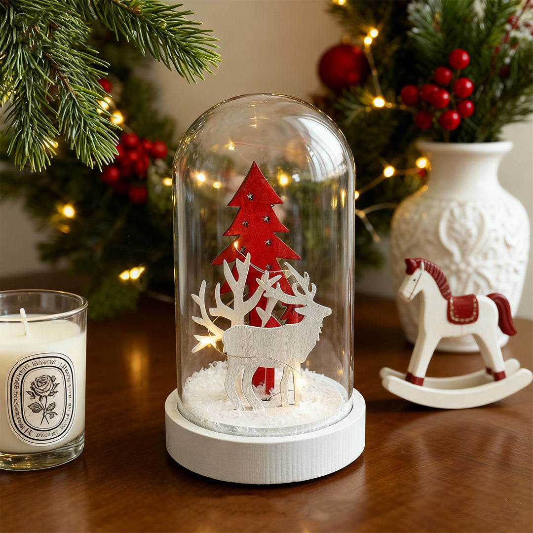 1. "WILLOUGHBY WOOD & GLASS TWIN TABLE LANTERNS"  
   - A pair of charming table lanterns featuring a warm wooden base and delicate glass accents, perfect for adding a cozy glow to any space.

2. "BENTLEY RUSTIC GLOW DUAL LAMP SET"  
   - This exquisite d