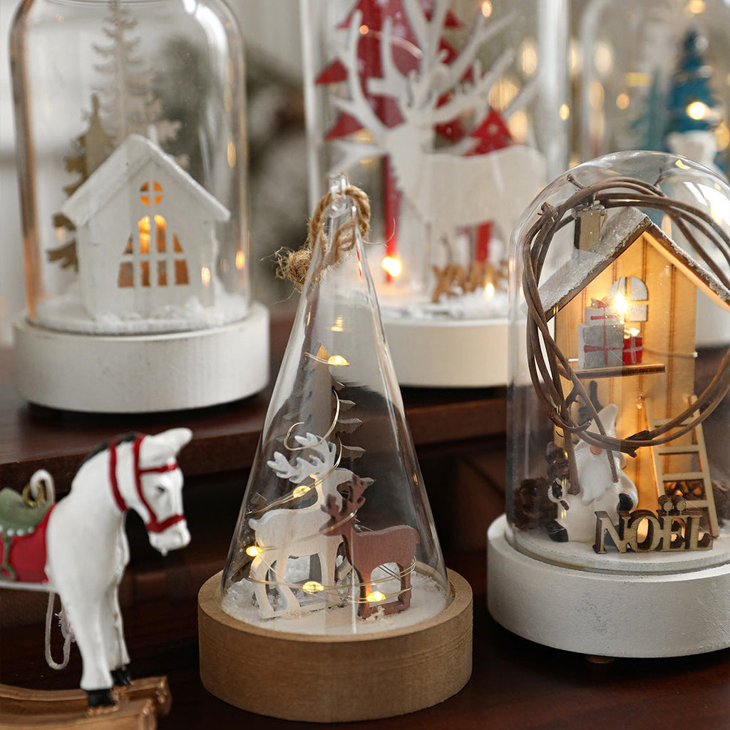 1. "WILLOUGHBY WOOD & GLASS TWIN TABLE LANTERNS"  
   - A pair of charming table lanterns featuring a warm wooden base and delicate glass accents, perfect for adding a cozy glow to any space.

2. "BENTLEY RUSTIC GLOW DUAL LAMP SET"  
   - This exquisite d