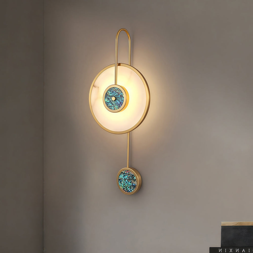 WINDSOR MARBLE INSET LED WALL LANTERN