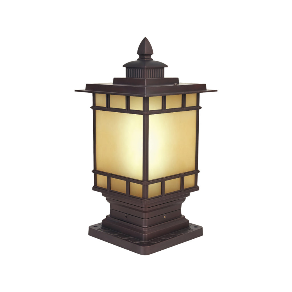 WINTHROP CAST IRON OUTDOOR LANTERN POST LIGHT