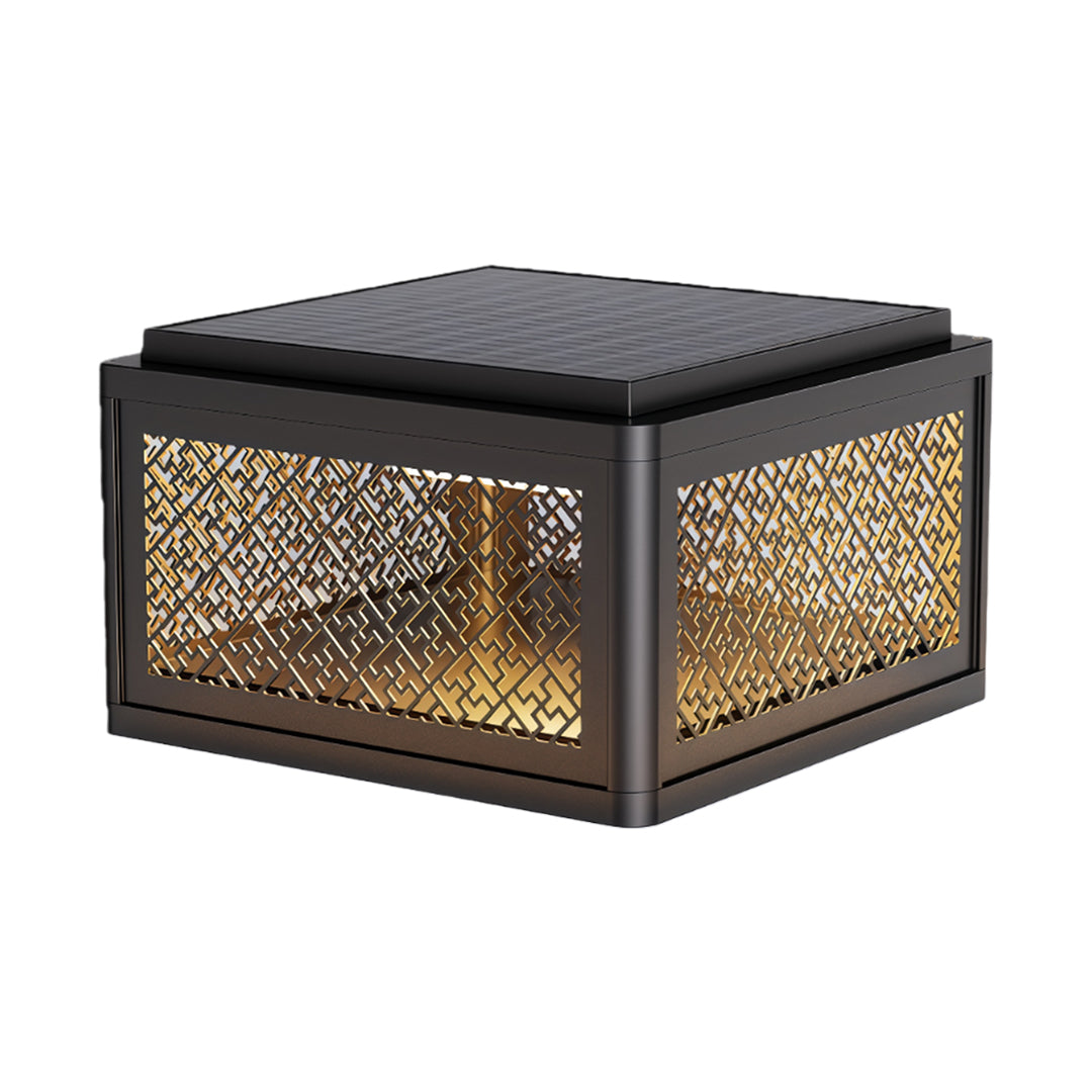 WINTHROP SQUARE PILLAR ILLUMINATOR - WEATHER-RESISTANT OUTDOOR LIGHT