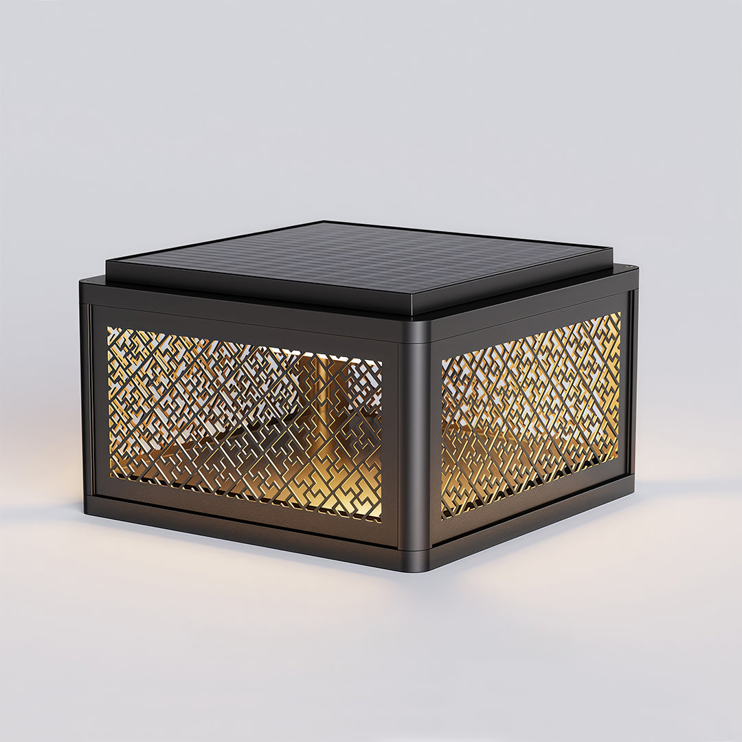 WINTHROP SQUARE PILLAR ILLUMINATOR - WEATHER-RESISTANT OUTDOOR LIGHT