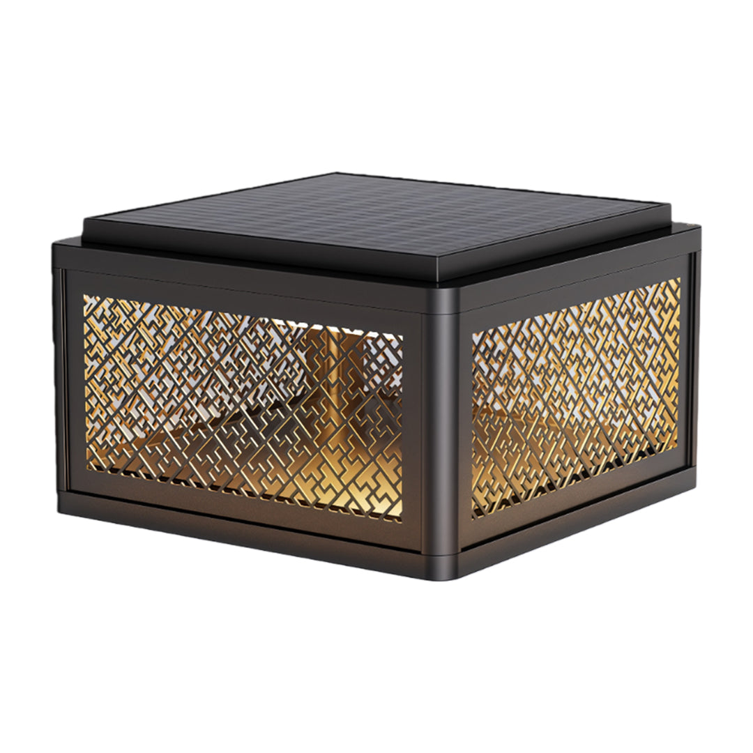 WINTHROP SQUARE PILLAR ILLUMINATOR - WEATHER-RESISTANT OUTDOOR LIGHT
