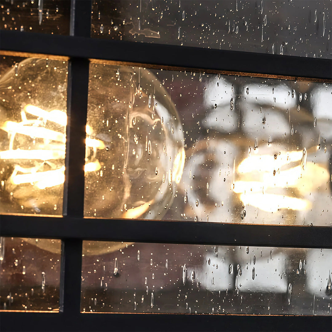 RAVENSCROFT OUTDOOR COLUMN LIGHTING, WEATHERPROOF COURTYARD ILLUMINATION