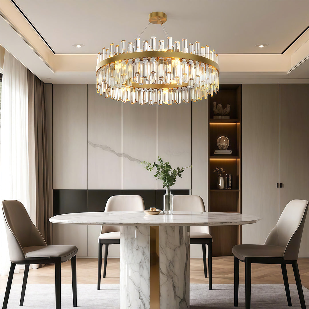 WINTHROP CRYSTAL SPHERE CEILING LANTERN