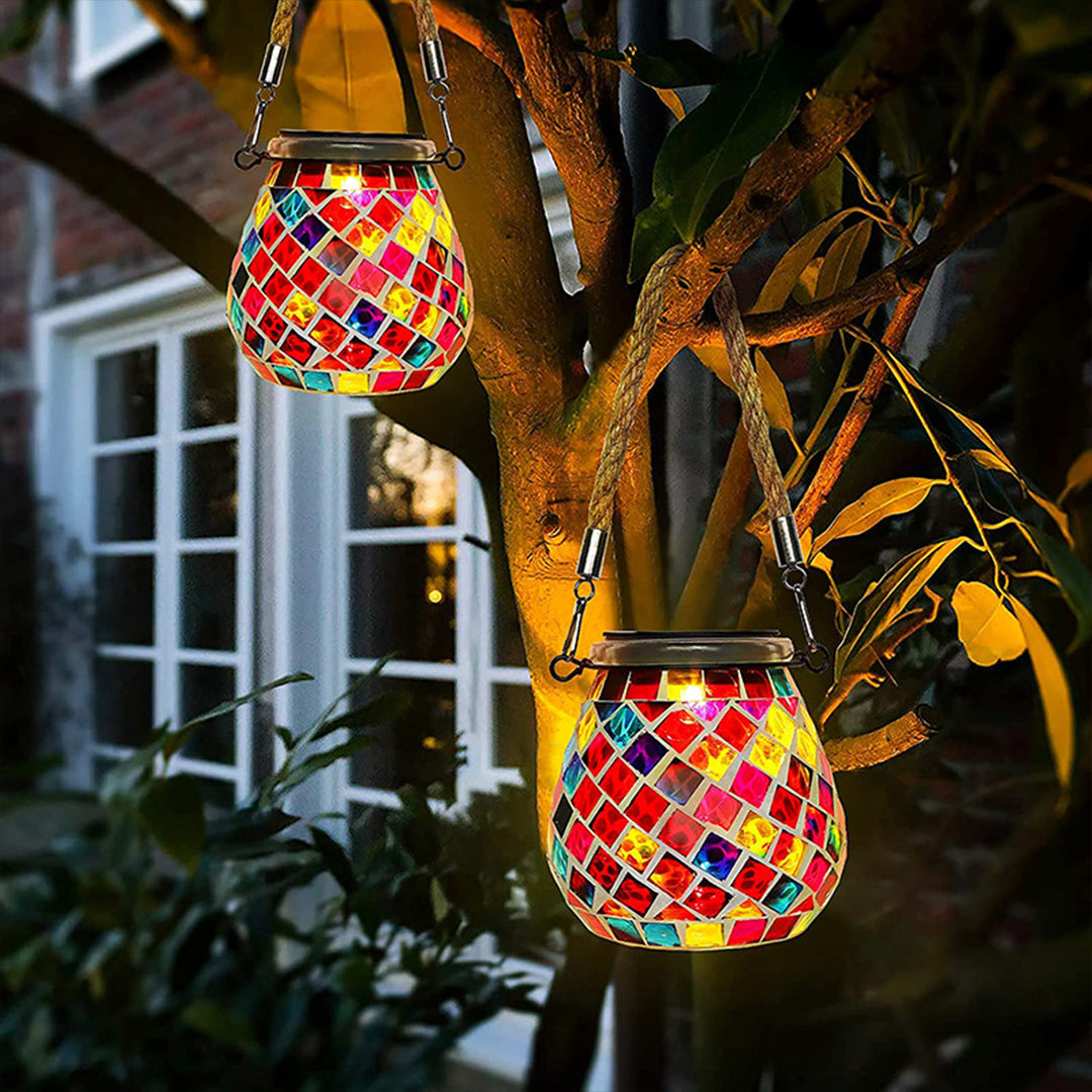 RAVENSCROFT SOLAR-MOSAIC GARDEN ILLUMINATOR