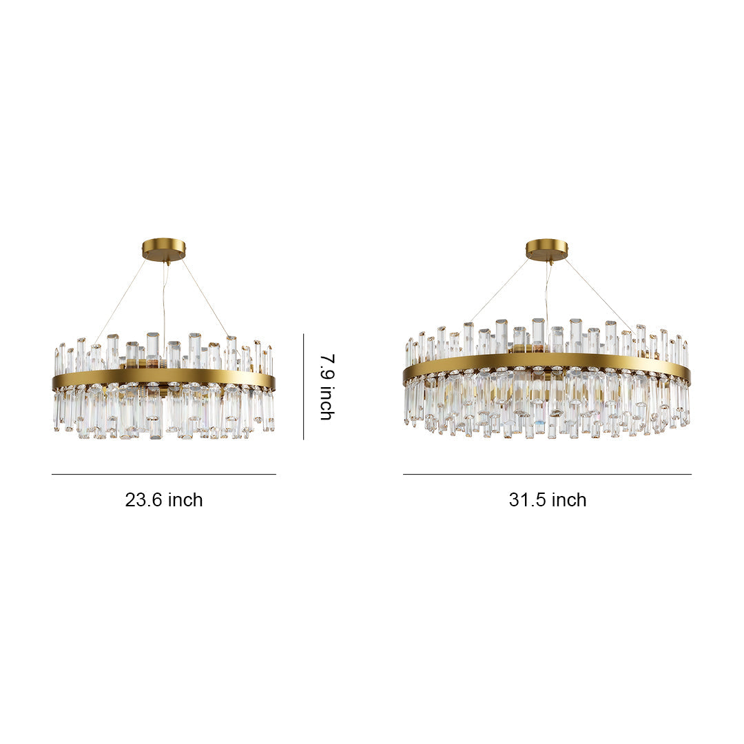 WINTHROP CRYSTAL SPHERE CEILING LANTERN