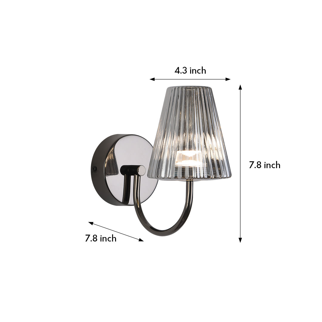 WHITECROFT VINTAGE TRIO-TONE LED WALL LIGHT