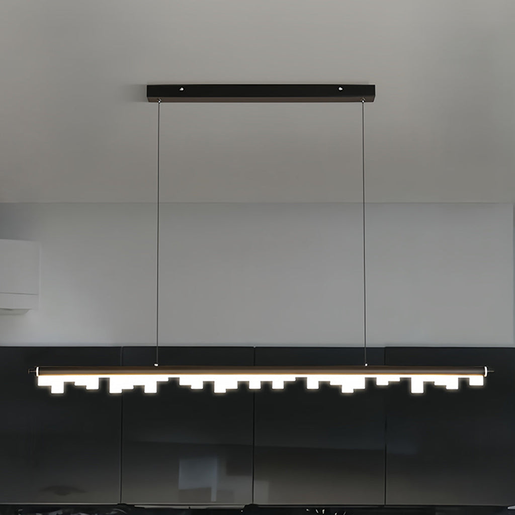 RAVENHALL BLACK METAL LINEAR CEILING LIGHT