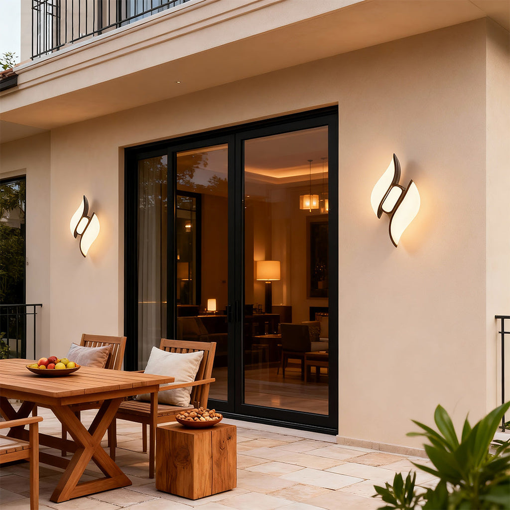 RAVENHALL MODERN OUTDOOR WALL LANTERN