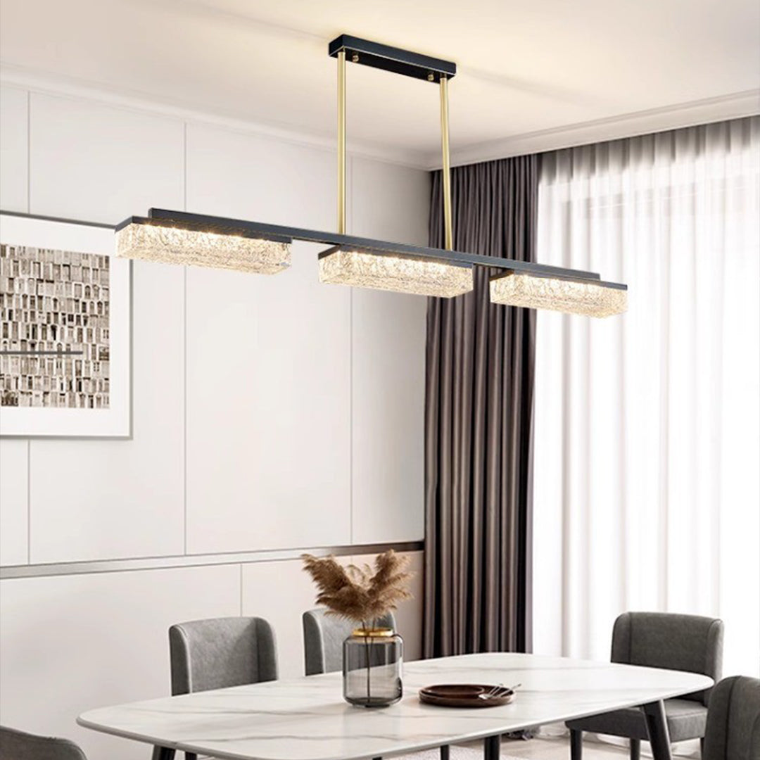 DEVERA COPPER TRIO TEMPERATURE ISLAND PENDANT LIGHT
