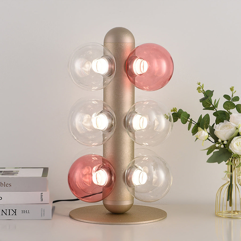 WINTERBOURNE ORBULAR GLASS TABLE LANTERN