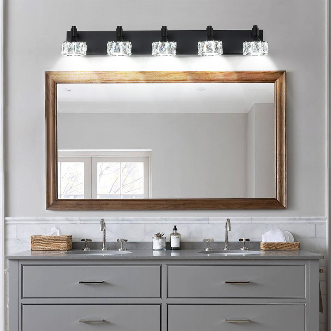 BRIDGEMAN CRYSTAL GLOBE VANITY LANTERN