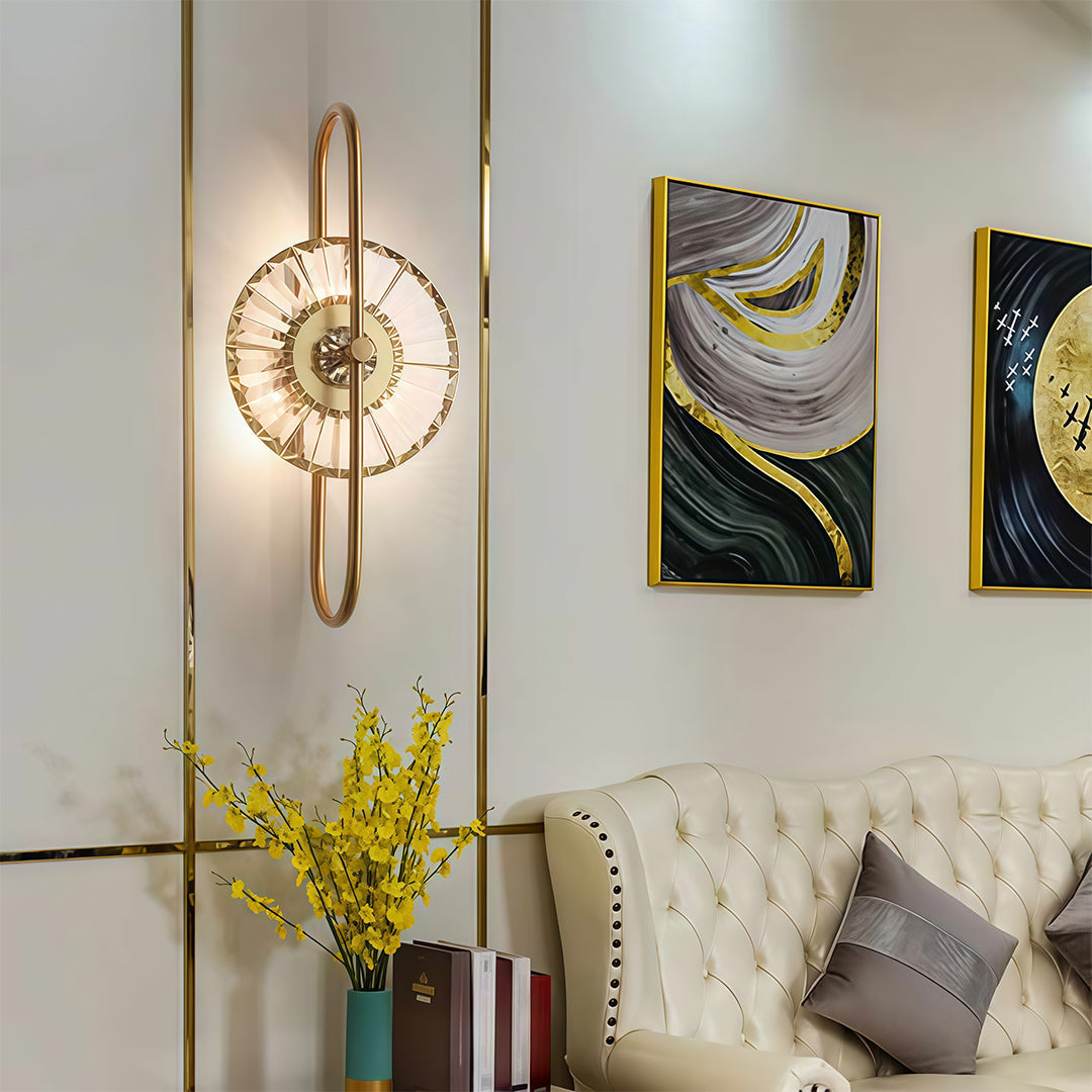 WINTERBORNE CRYSTAL EMBRACE WALL LIGHT