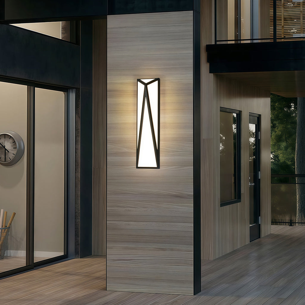 BLACKWATER MODERN METAL OUTDOOR WALL SCONCE
