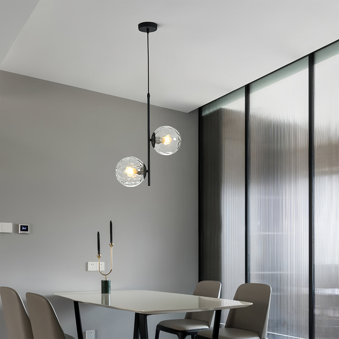 WINTHROP DOUBLE ORB HANGING LIGHTING