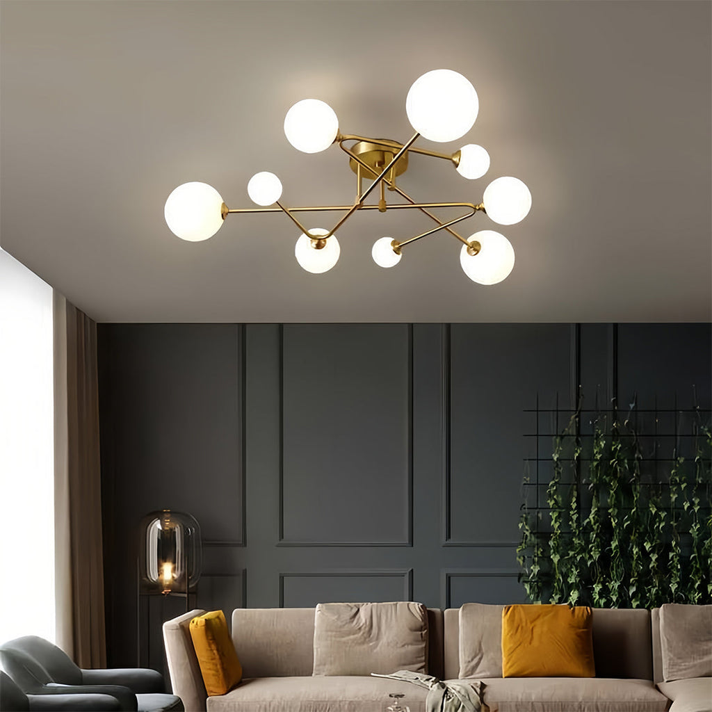 WINTHROP GOLDEN BEAN CEILING GLOW