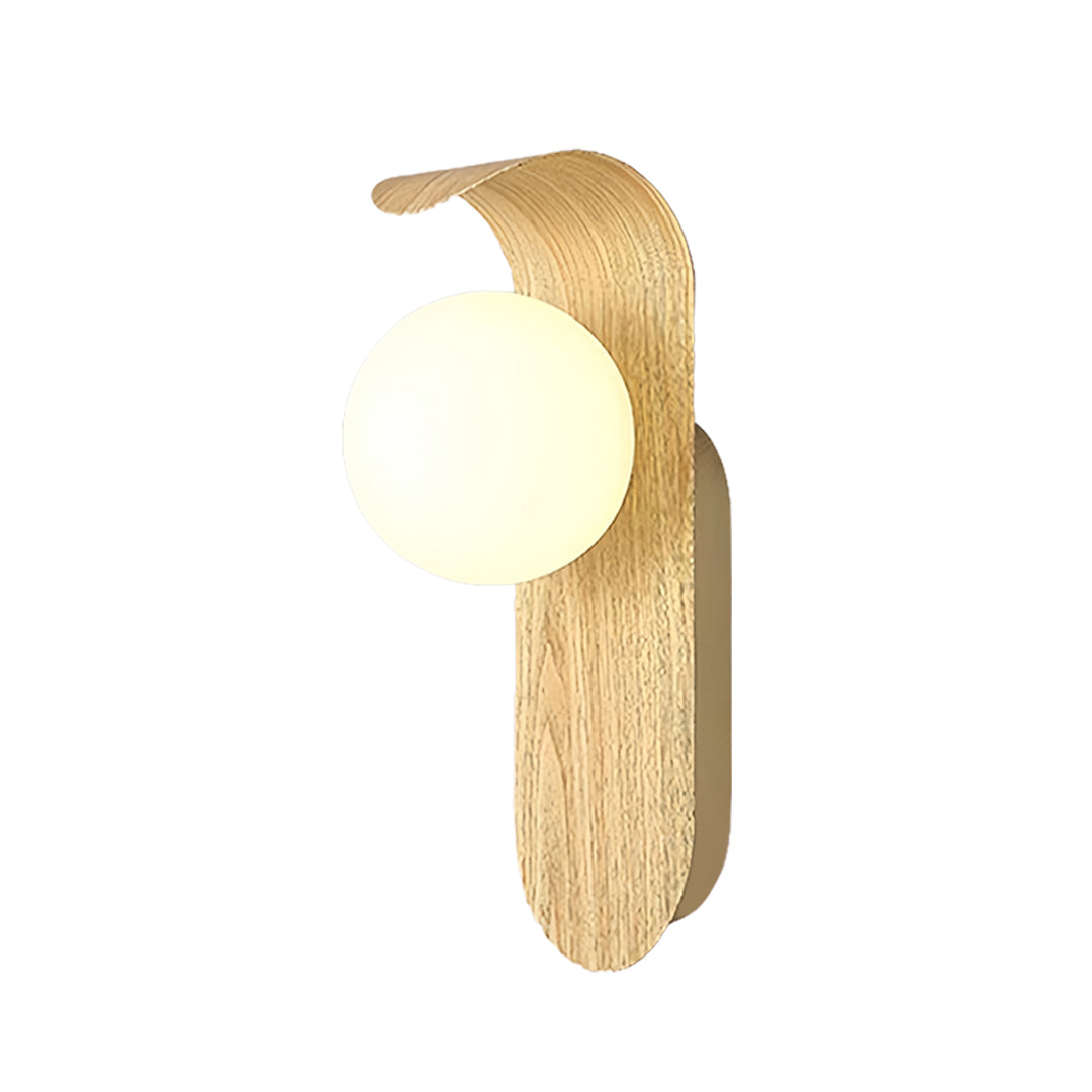 WINTHROP WOODEN GRAIN WALL SCONCE WITH LED ILLUMINATION