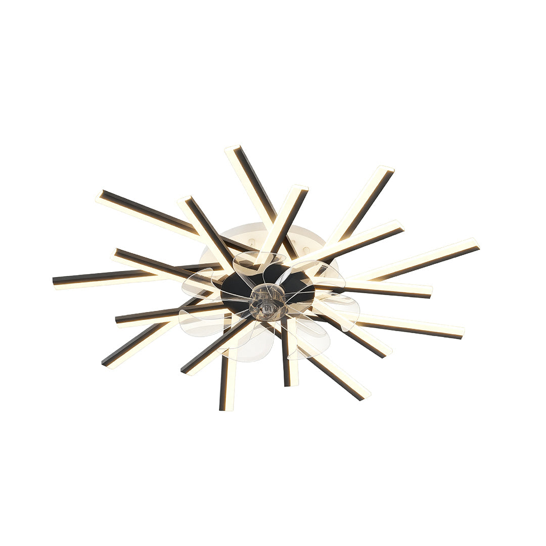 WINTHROP IRON SUSPENDED LIGHTING FAN