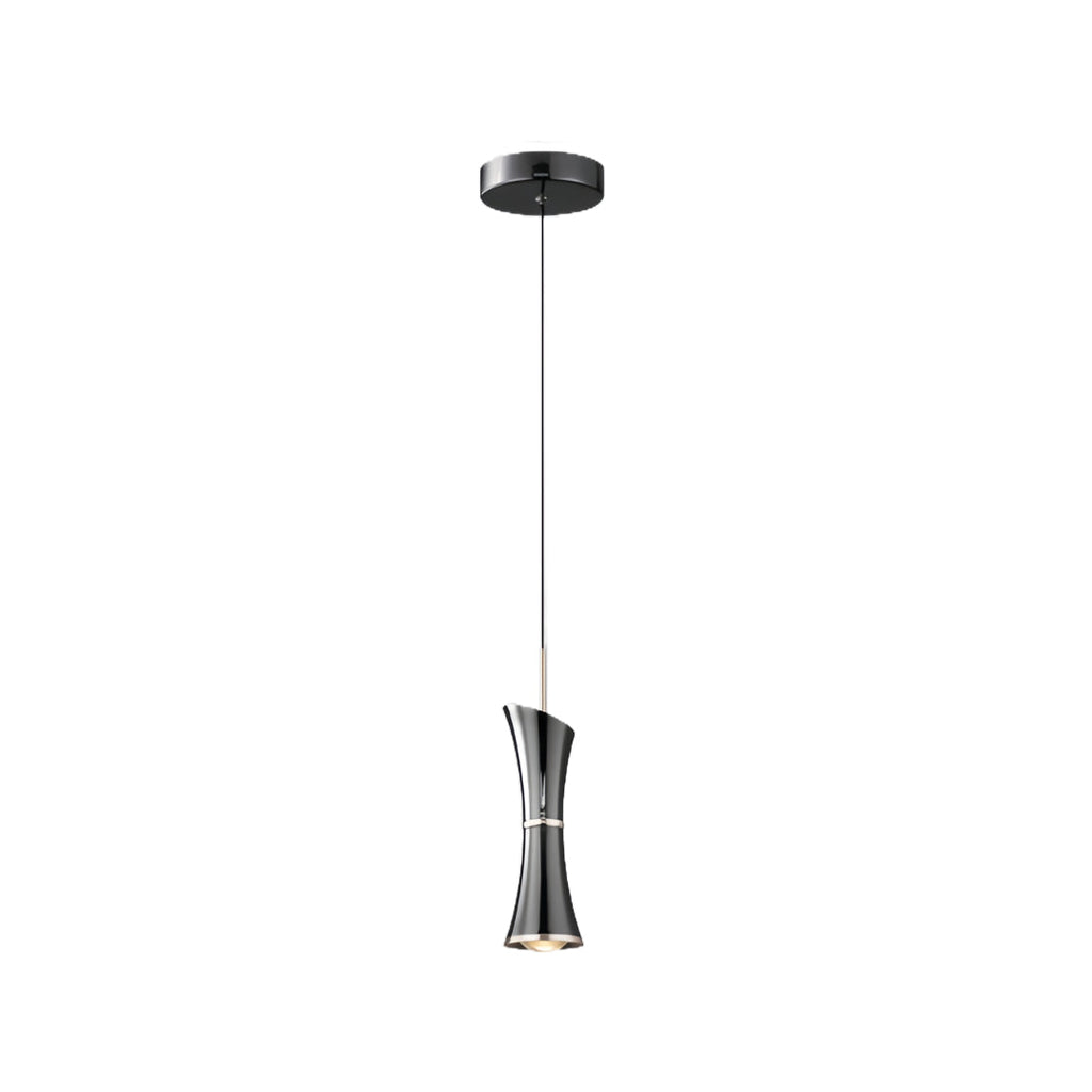 RAVENHALL HOURGLASS INSPIRATION BLACK PENDANT LIGHT