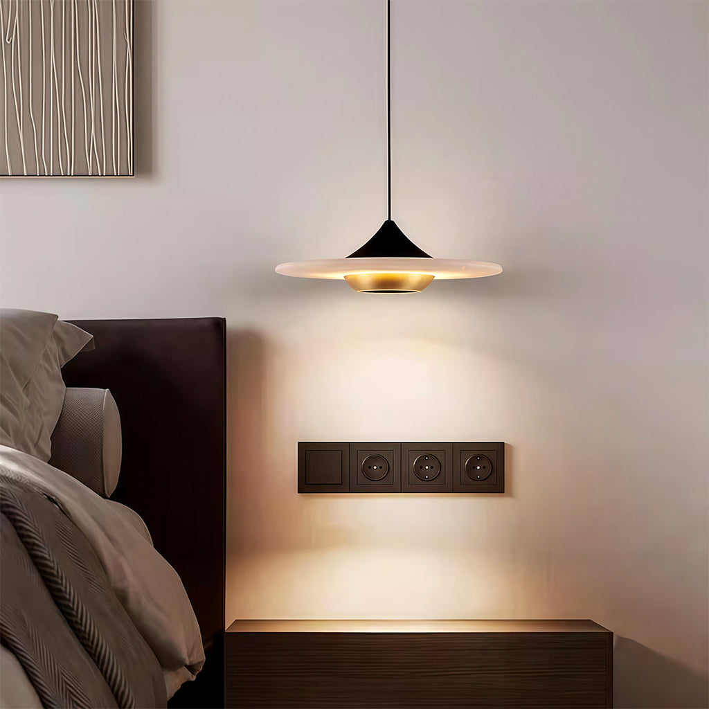 WINDSOR MARBLE UFO PENDANT LIGHT
