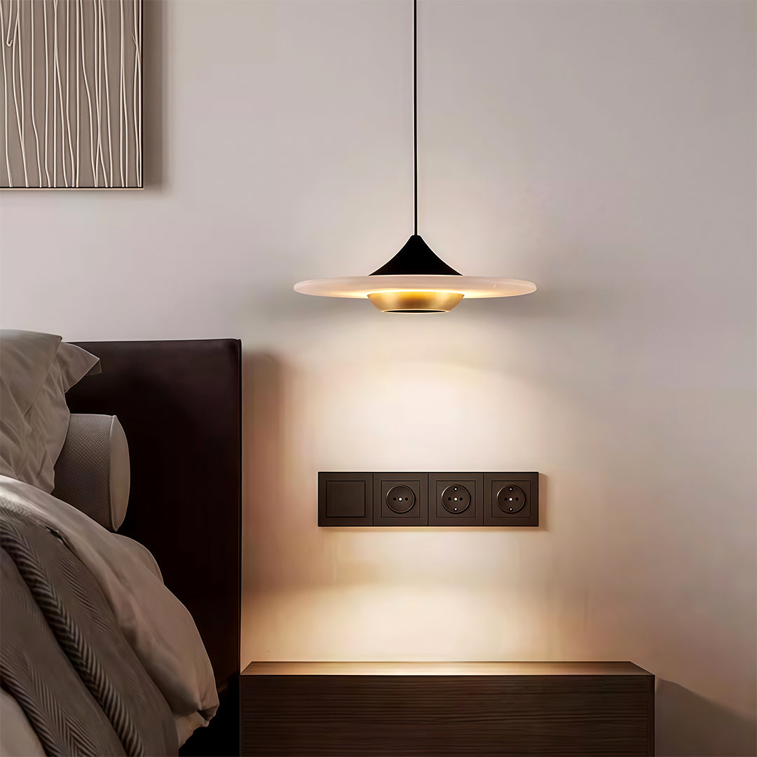 WINDSOR MARBLE UFO PENDANT LIGHT