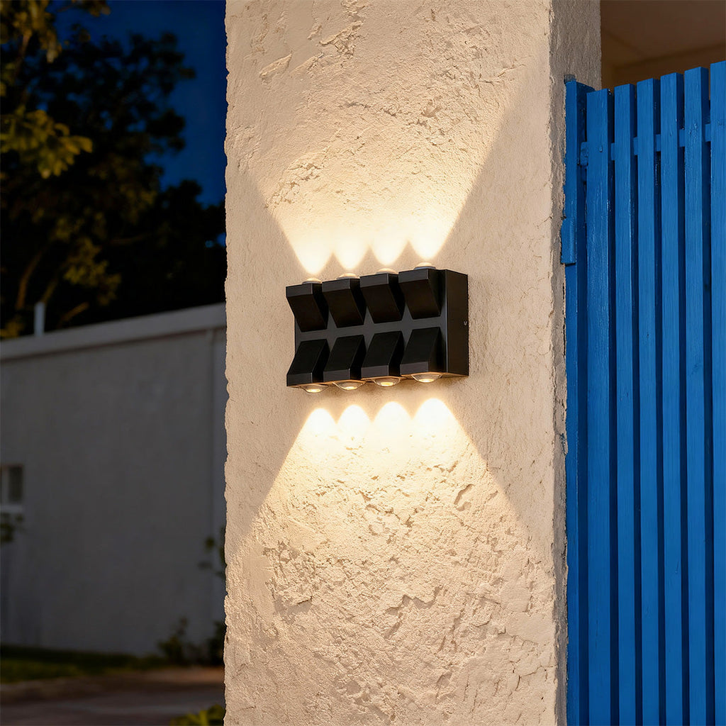 WINTERBOURNE BLACK LED OUTDOOR BIFACIAL LIGHTING FIXTURE